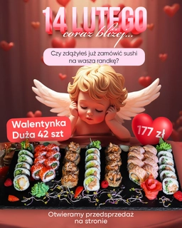 Anonimowa kreacja Meta Ads — oferta walentynkowa